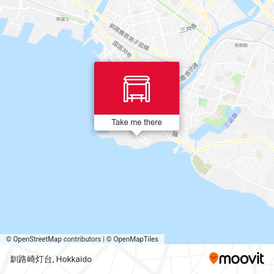 釧路崎灯台 map