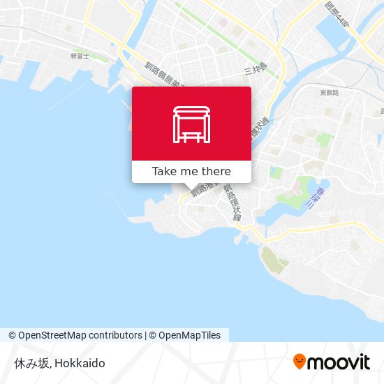 休み坂 map