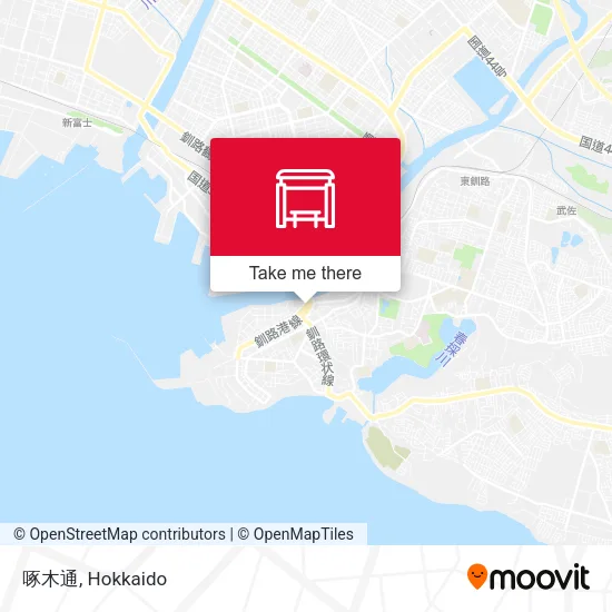 啄木通 map