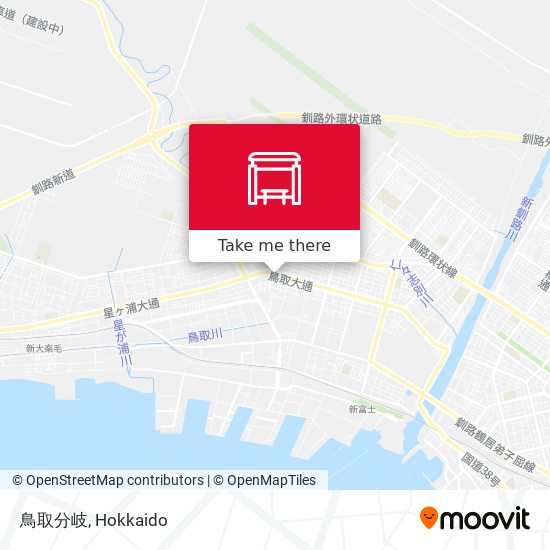 鳥取分岐 map