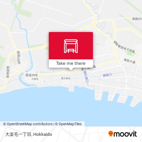 大楽毛一丁目 map