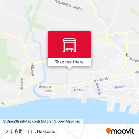 大楽毛北二丁目 map