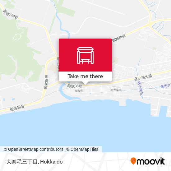 大楽毛三丁目 map