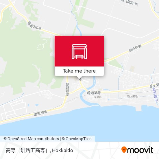 高専［釧路工高専］ map