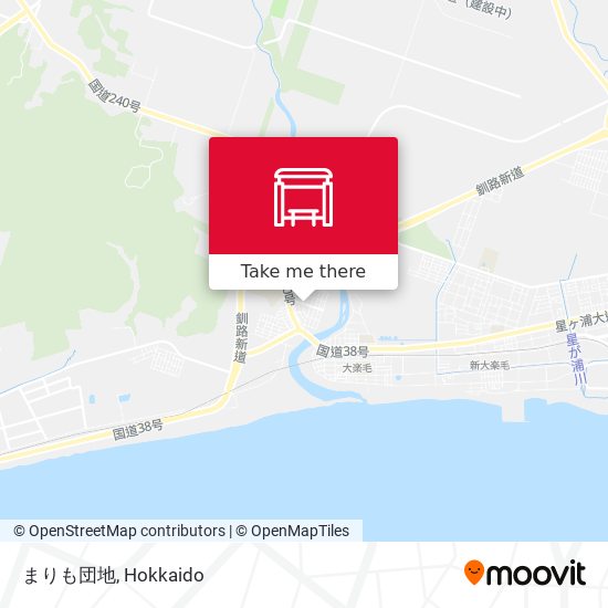 まりも団地 map