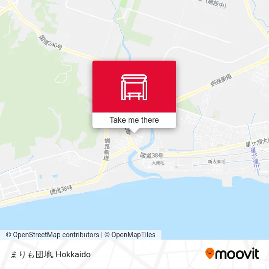 まりも団地 map