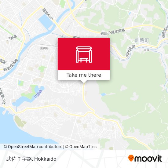 武佐Ｔ字路 map