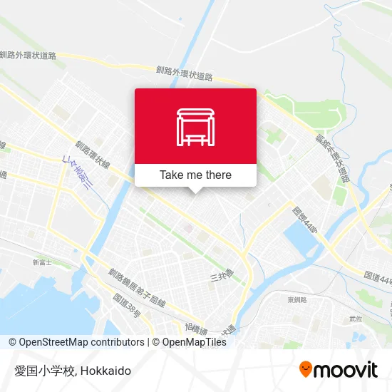 Aikoku Elementary School map