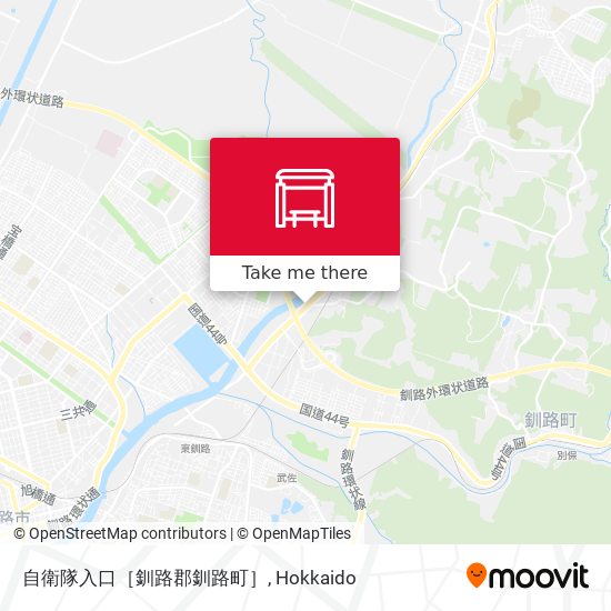 自衛隊入口［釧路郡釧路町］ map