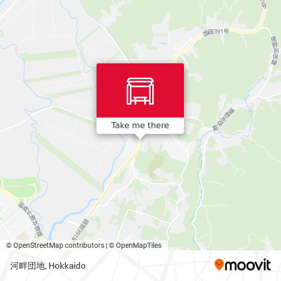 河畔団地 map