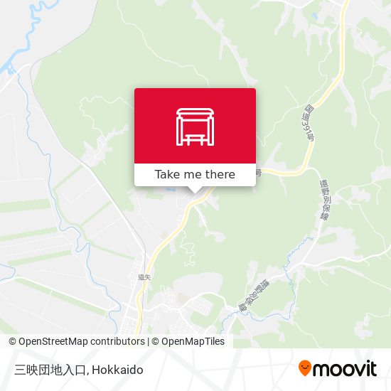三映団地入口 map