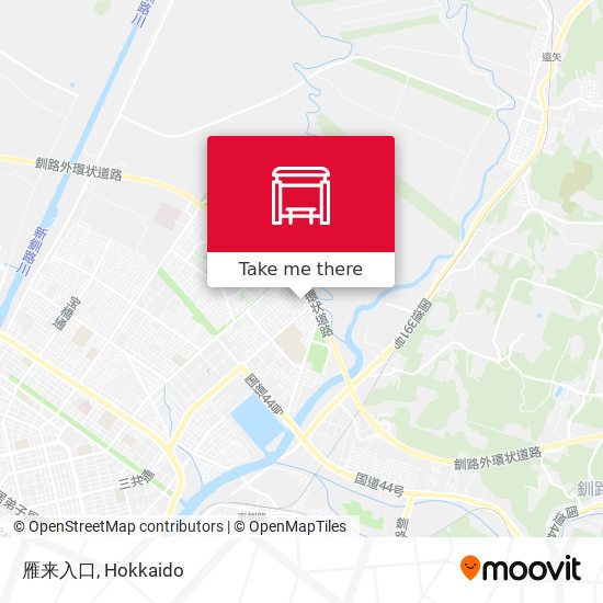 雁来入口 map