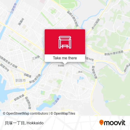 貝塚一丁目 map