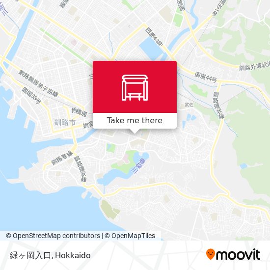 緑ヶ岡入口 map