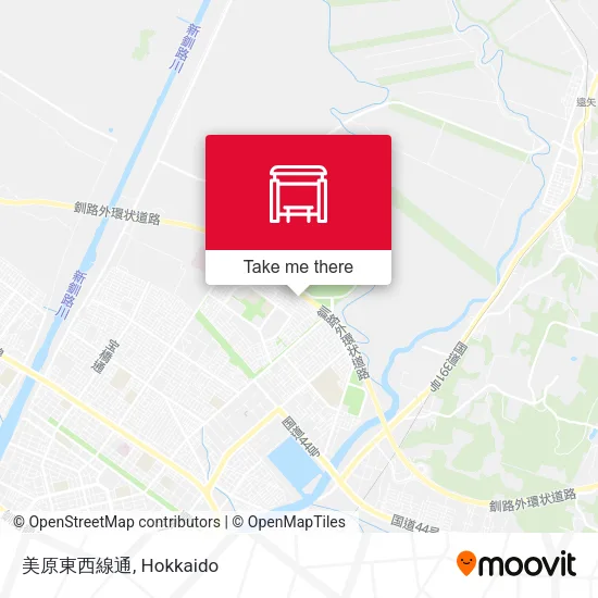 美原東西線通 map