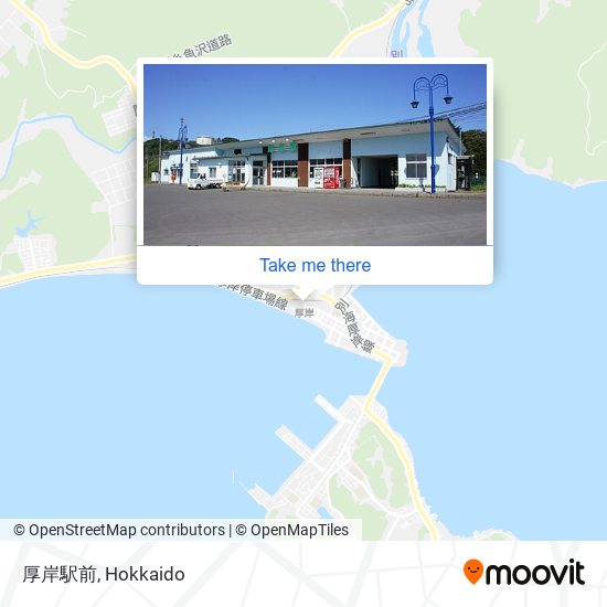 厚岸駅前 map