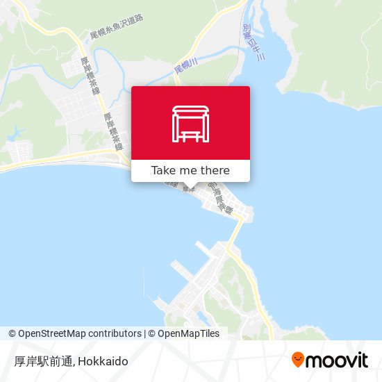 厚岸駅前通 map