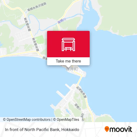 In front of North Pacific Bank map