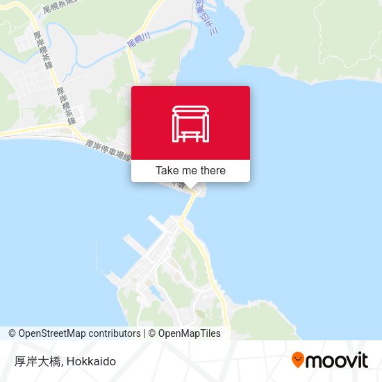 厚岸大橋 map