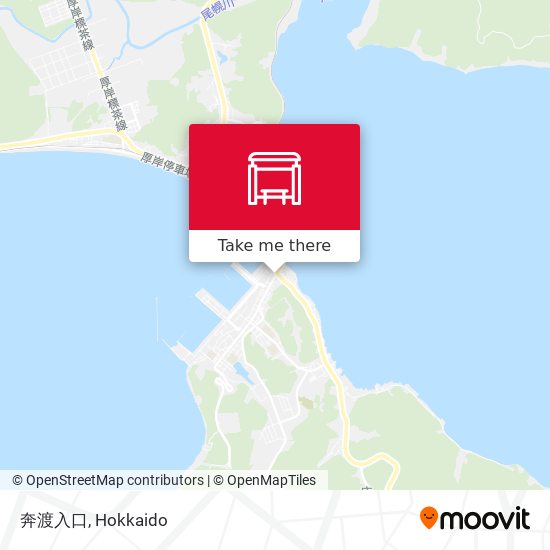 奔渡入口 map
