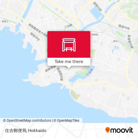 住吉郵便局 map