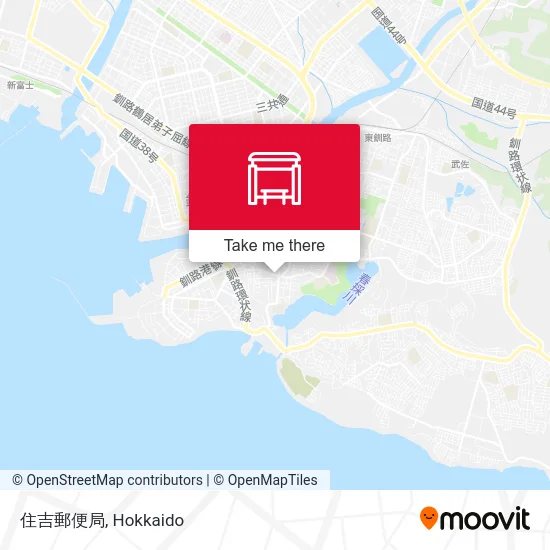 Sumiyoshi Post Office map