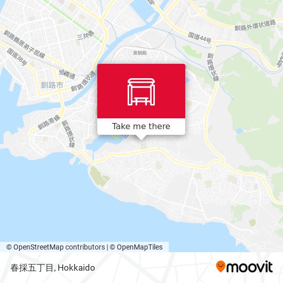 春採五丁目 map