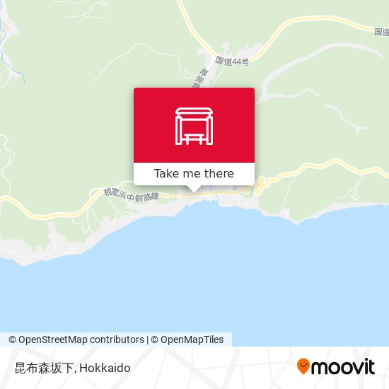 昆布森坂下 map
