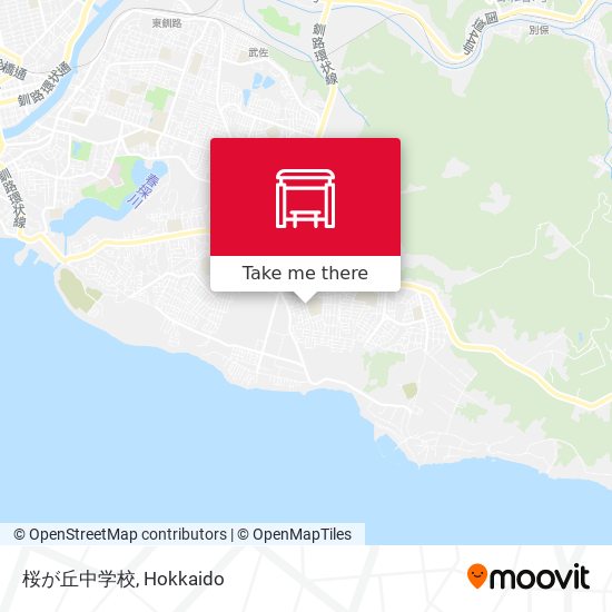 桜が丘中学校 map