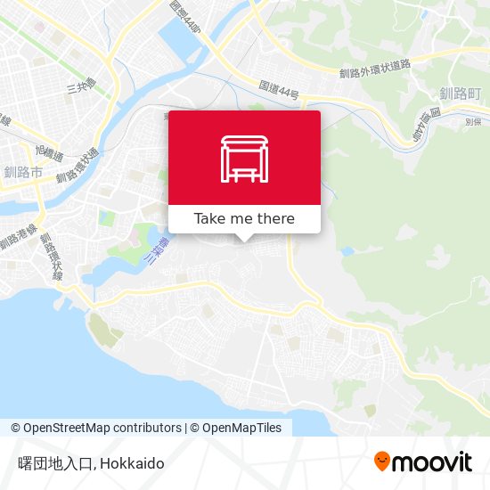 曙団地入口 map