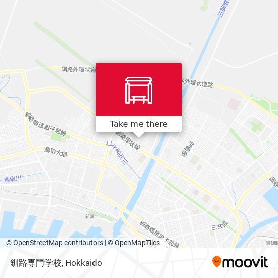釧路専門学校 map