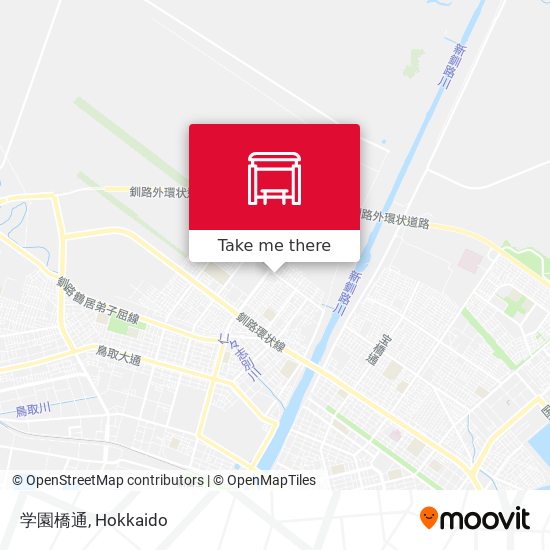 学園橋通 map
