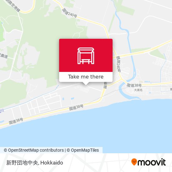新野団地中央 map
