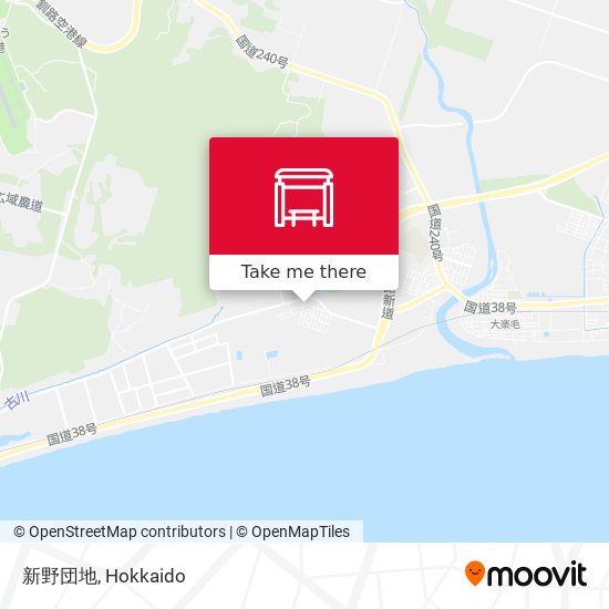 新野団地 map