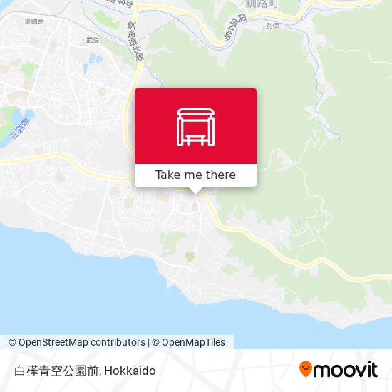 白樺青空公園前 map