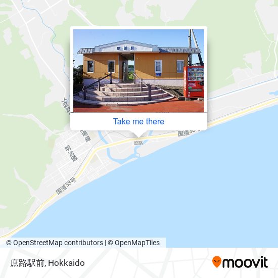 庶路駅前 map