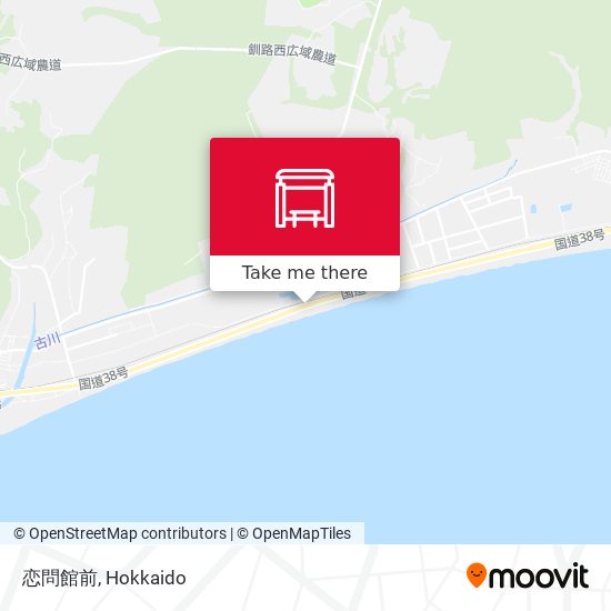 恋問館前 map