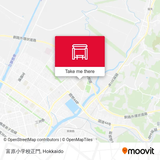 富原小学校正門 map