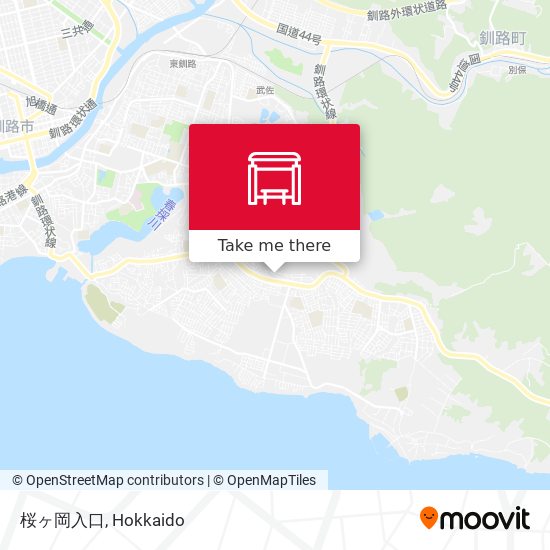 桜ヶ岡入口 map