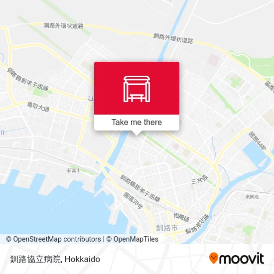 釧路協立病院 map