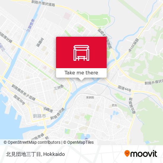 北見団地三丁目 map