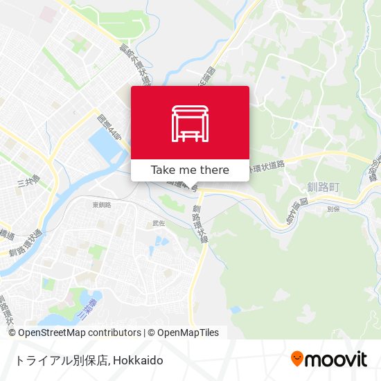 トライアル別保店 map