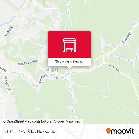 オビラシケ入口 map