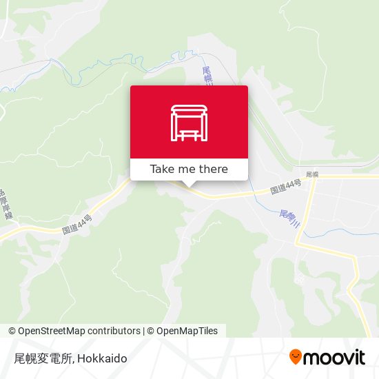 尾幌変電所 map
