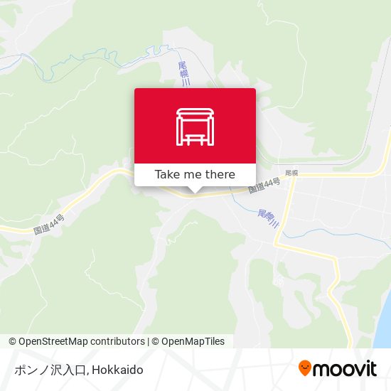 ポンノ沢入口 map