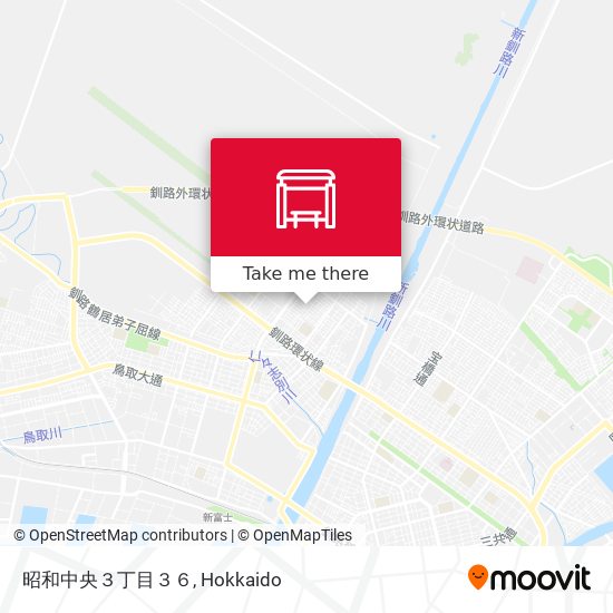 昭和中央３丁目３６ map