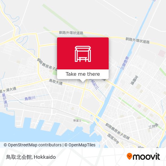鳥取北会館 map