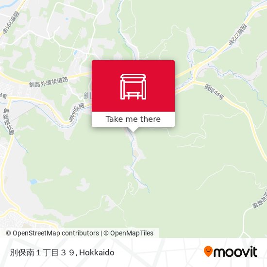 別保南１丁目３９ map
