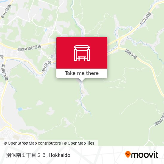別保南１丁目２５ map
