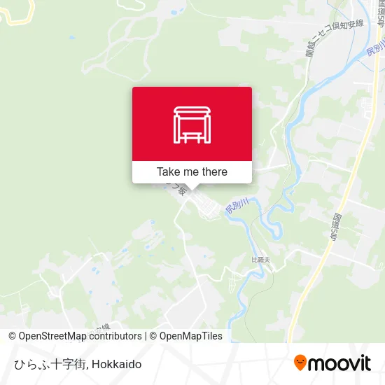 ひらふ十字街 map